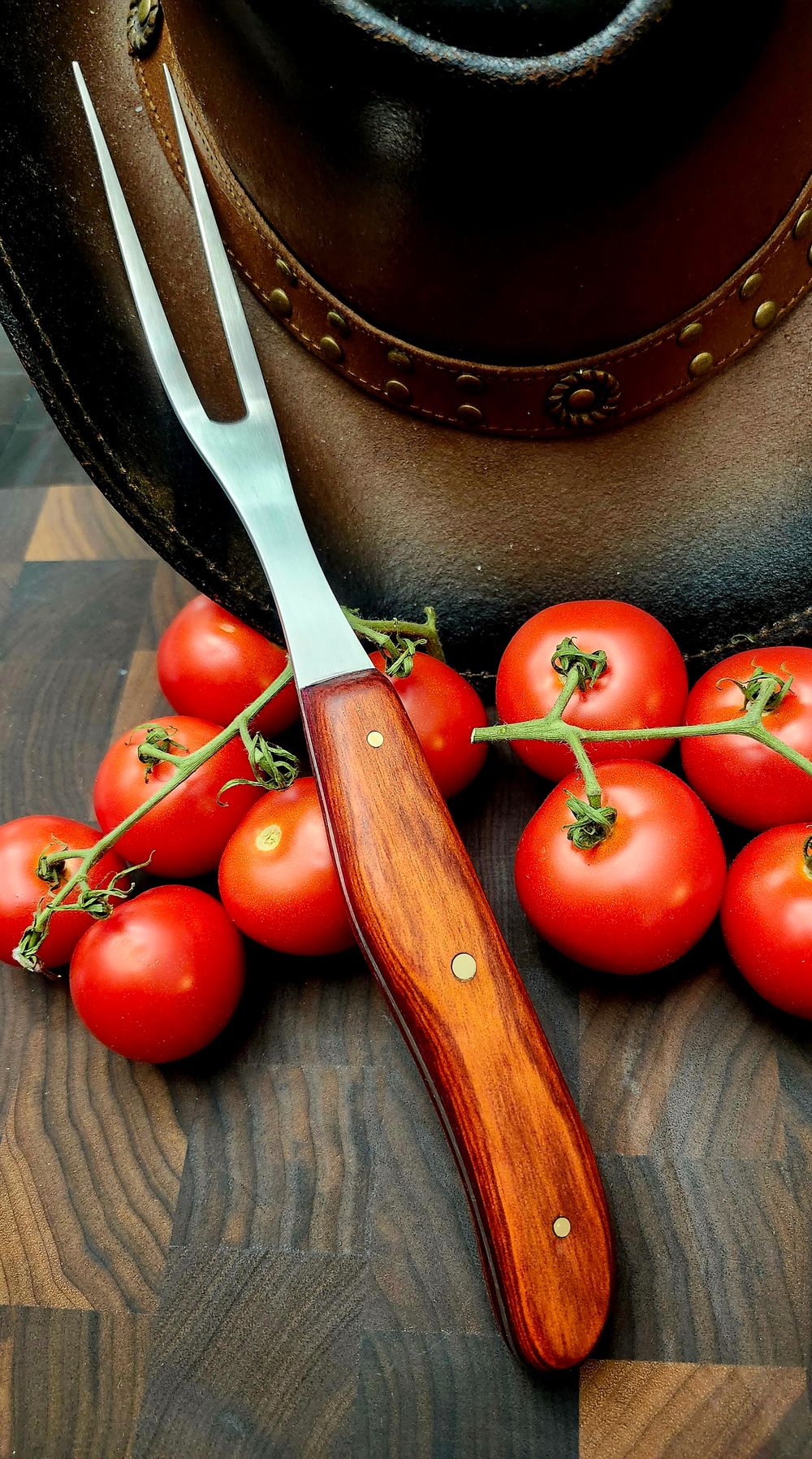 BBQ Fork with Redheart Handles 